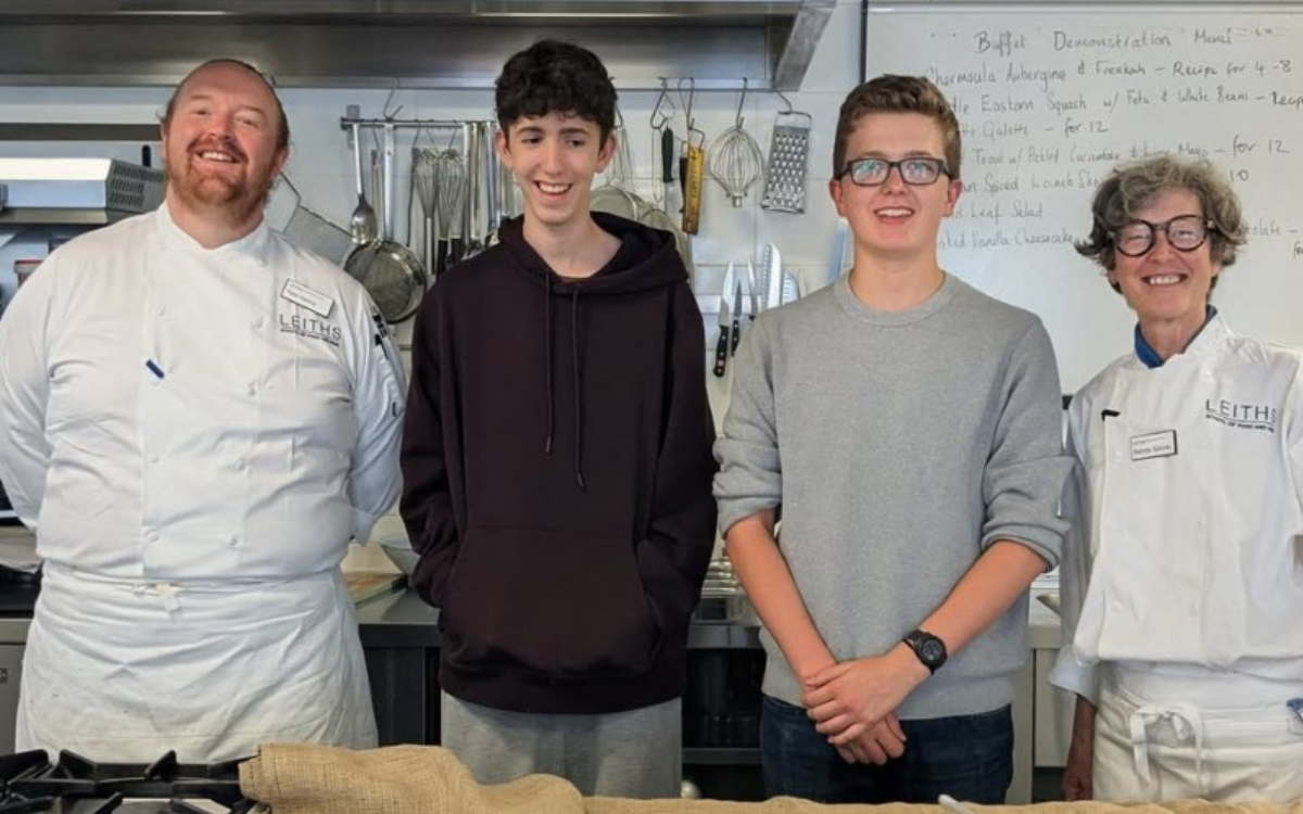 LOGS visits Leiths cookery school